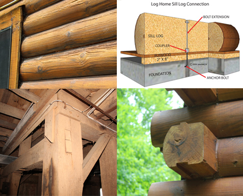 Aspects of Log and Timber framed homes