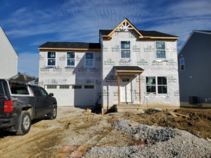 New Construction home during construction